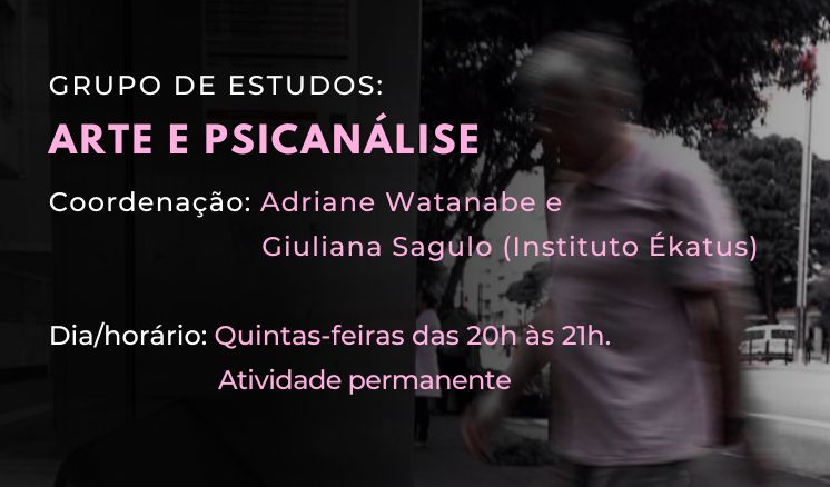 CAPA ARTE E PSICANALISE Inscrição acolhimento em psicanálise ao povo gaúcho